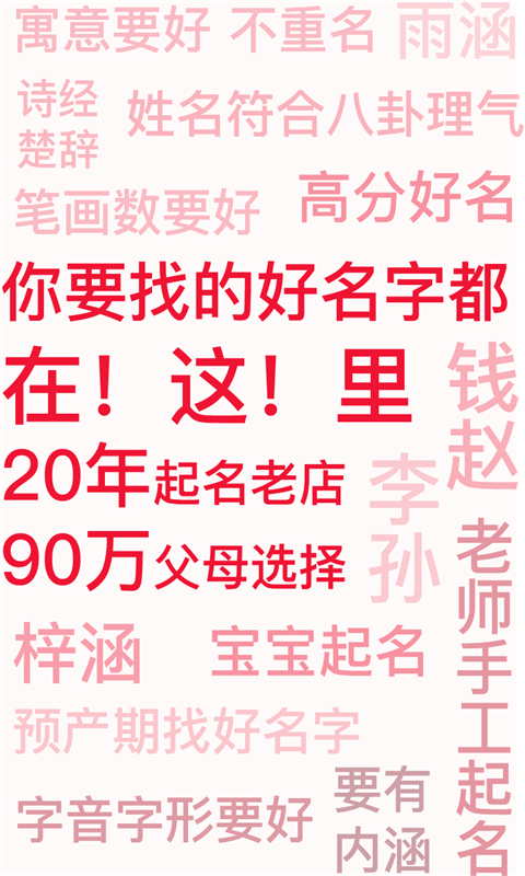 起名字取名字大全正版下载安装